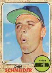 1968 Topps Baseball Cards      057      Dan Schneider